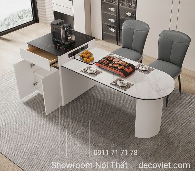 Bàn Đảo Bếp Kết Hợp Bàn Ăn Thông Minh 2384S
