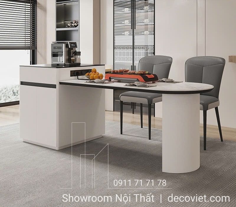 Bàn Đảo Bếp Kết Hợp Bàn Ăn Thông Minh 2384S