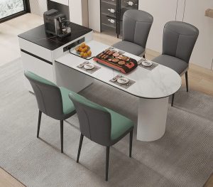 Bàn Đảo Bếp Kết Hợp Bàn Ăn Thông Minh 2384S