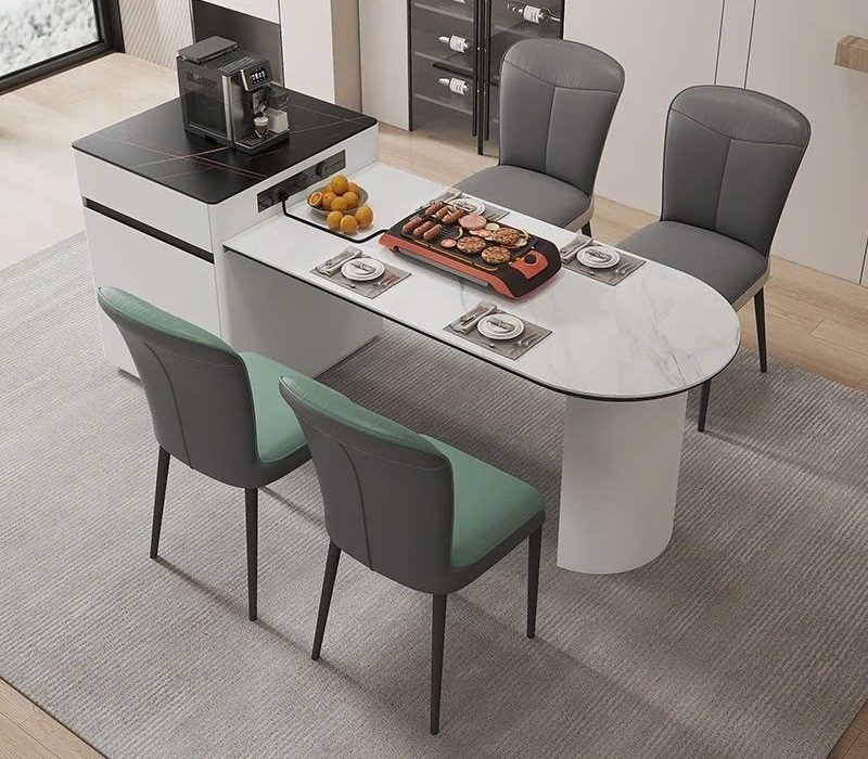 Bàn Đảo Bếp Kết Hợp Bàn Ăn Thông Minh 2384S