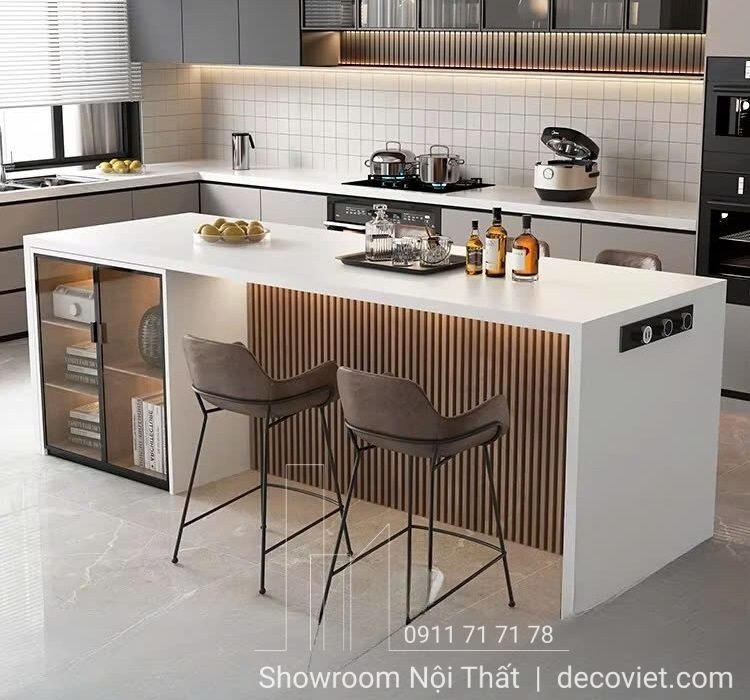 Bàn Đảo Bếp Mặt Đá 2347S