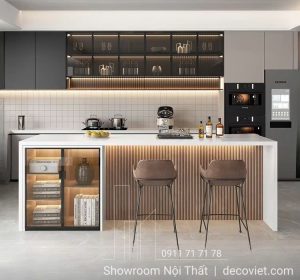 Bàn Đảo Bếp Mặt Đá 2347S