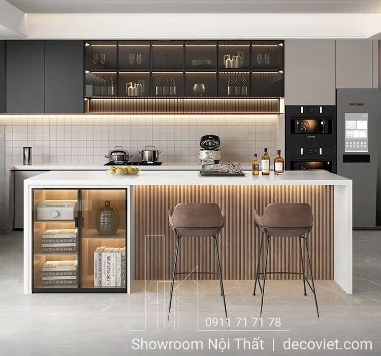 Bàn Đảo Bếp Mặt Đá 2347S