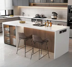 Bàn Đảo Bếp Mặt Đá 2347S