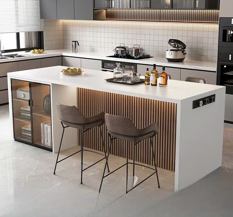 Bàn Đảo Bếp Mặt Đá 2347S