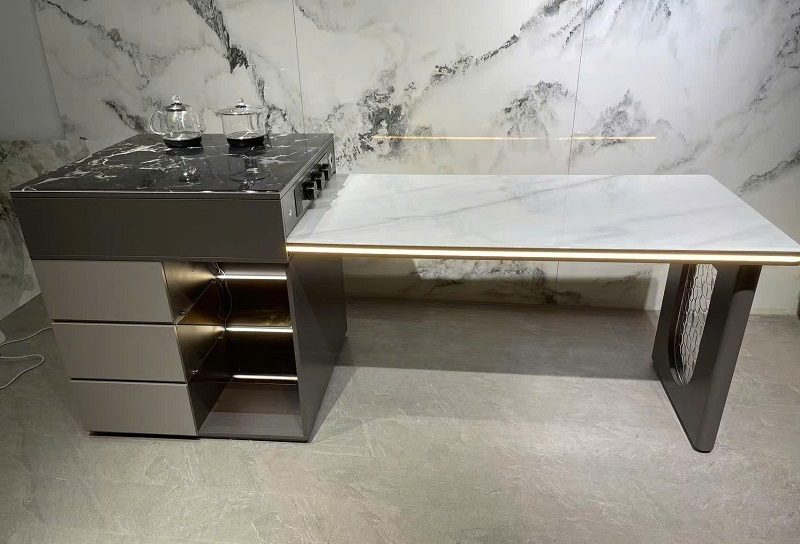 Bàn Đảo Bếp Mặt Đá 2661S