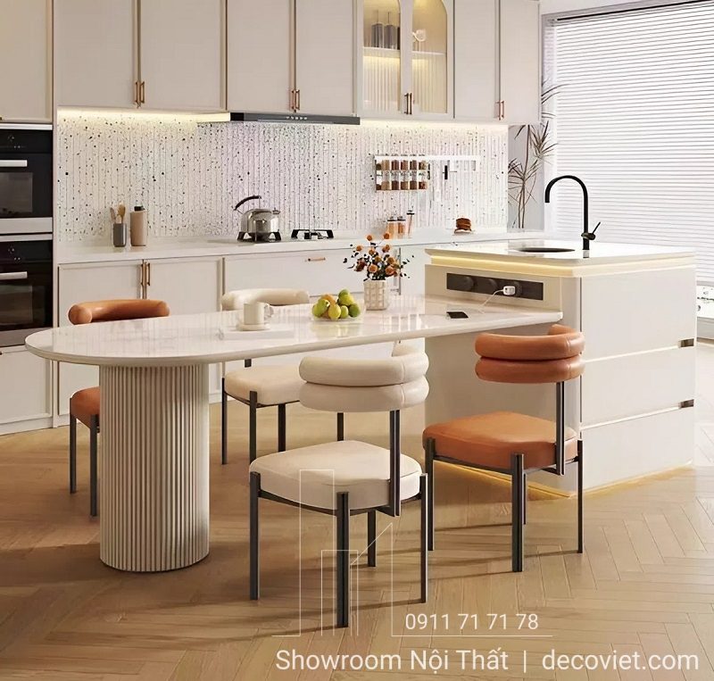 Bàn Đảo Bếp Mặt Đá Hiện Đại 2638S
