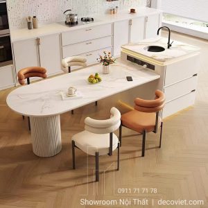 Bàn Đảo Bếp Mặt Đá Hiện Đại 2638S