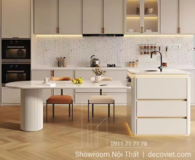 Bàn Đảo Bếp Mặt Đá Hiện Đại 2638S