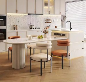 Bàn Đảo Bếp Mặt Đá Hiện Đại 2638S