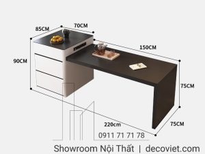Bàn Đảo Bếp Nhập Khẩu 2448S