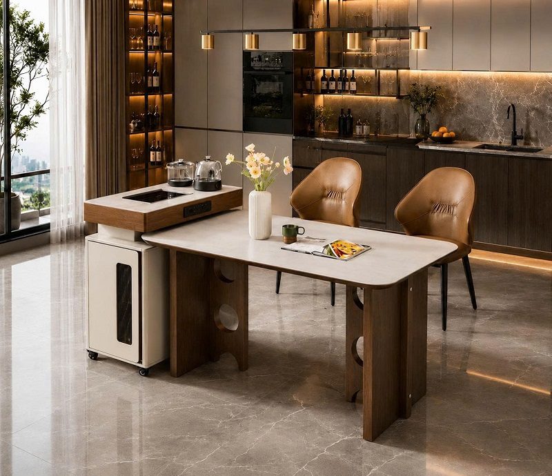 Bàn Đảo Kết Hợp Bàn Ăn 3028S