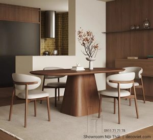 Bàn Ghế Ăn Gỗ Giá Rẻ 2844S