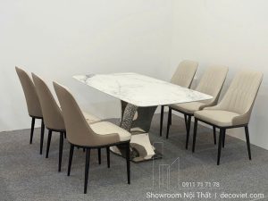 Bàn Ghế Ăn Mặt Đá 6 Ghế 3005S