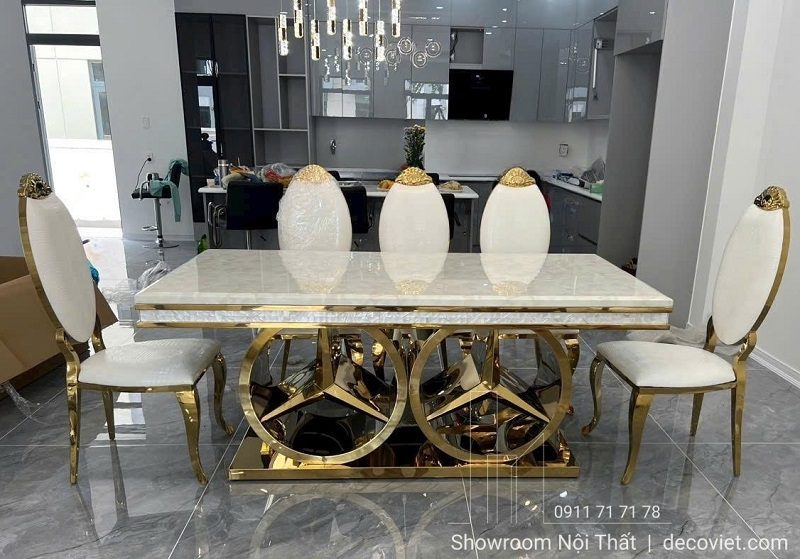Bàn Ghế Ăn Tân Cổ Điển 2798S