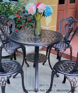 Bàn Ghế Cafe Ngoài Trời 2017T