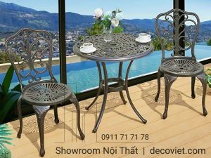 Bàn Ghế Cafe Ngoài Trời 2065T