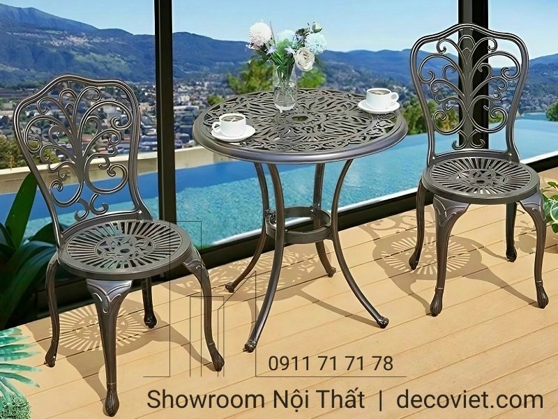 Bàn Ghế Cafe Ngoài Trời 2065T