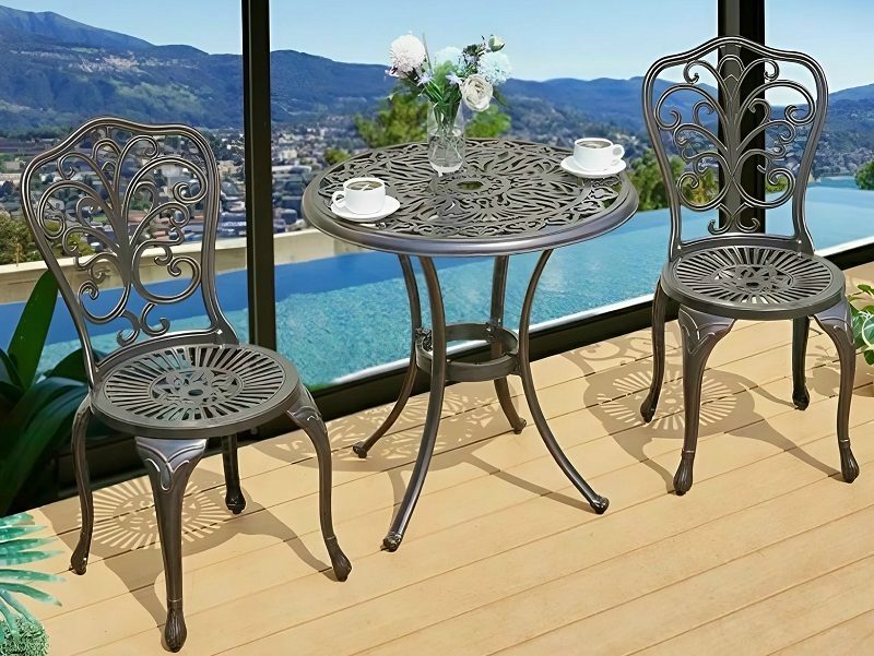 Bàn Ghế Cafe Ngoài Trời 2065T