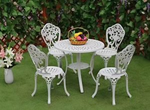 Bàn Ghế Nhôm Đúc Tân Cổ Điển 2052T