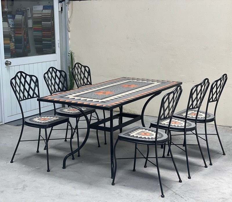 Bàn Ghế Sân Thượng 6 Người 2039T