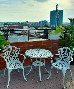 Bàn Ghế Sân Thượng Tân Cổ Điển 2056T