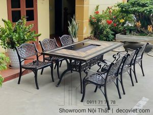 Bàn Ghế Sân Vườn Ngoài Trời 2003T
