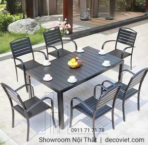Bàn Ghế Sân Vườn Ngoài Trời 2043T