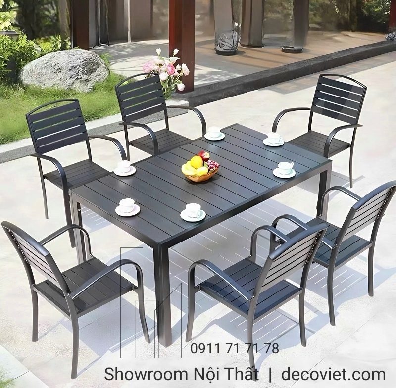 Bàn Ghế Sân Vườn Ngoài Trời 2043T