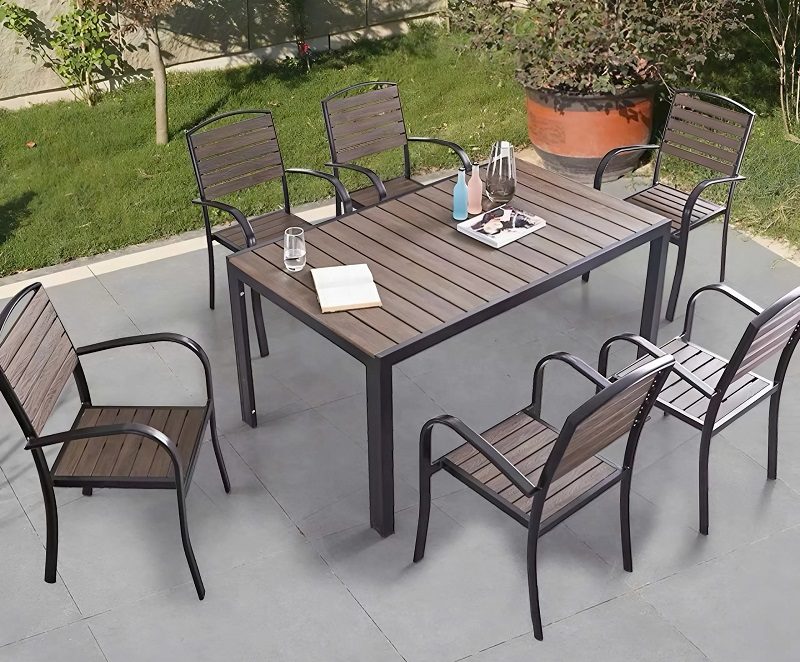 Bàn Ghế Sân Vườn Ngoài Trời 2092T