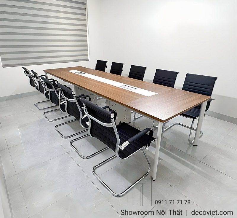 Bàn Họp Chân Sắt 10 Ghế 3056S