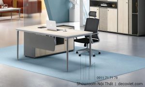 Bàn Làm Việc Gỗ Chân Sắt 157T
