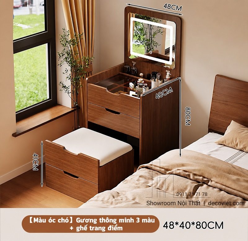 Bàn Phấn Nhỏ Gọn 187S
