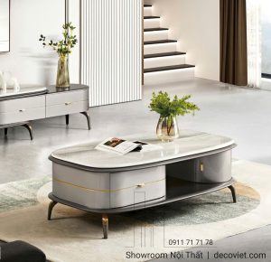 Bàn Sofa Mặt Đá 444S