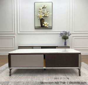 Bàn Sofa Mặt Đá Cao Cấp 437S