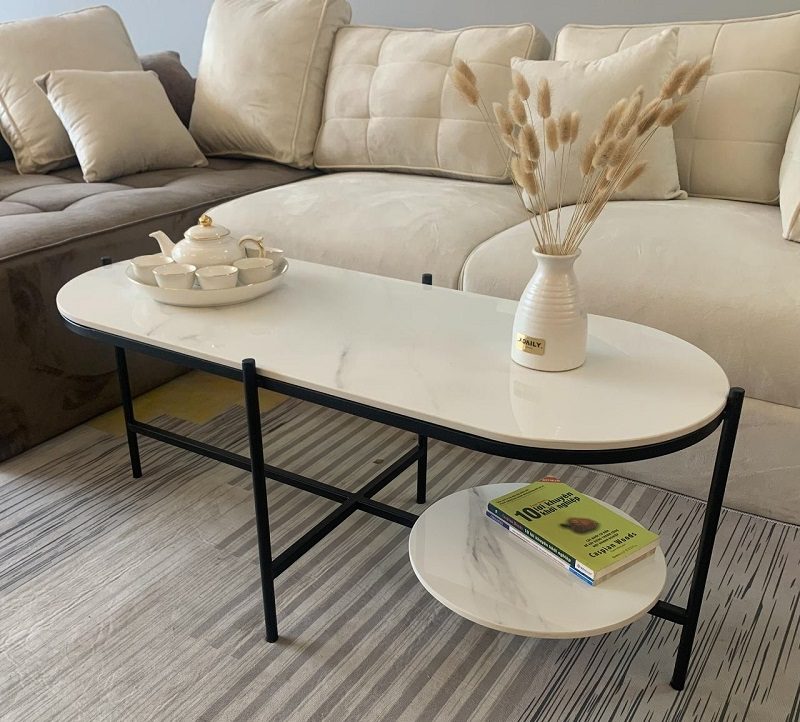 Bàn Sofa Mặt Đá Giá Rẻ 423S
