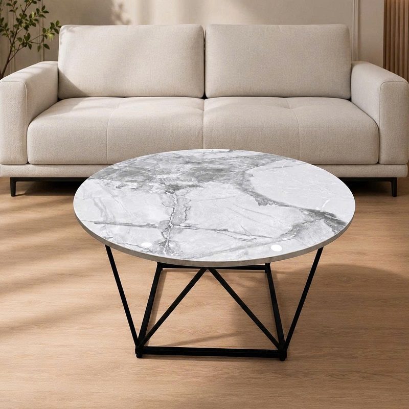 Bàn Sofa Mặt Đá Giá Rẻ 493S