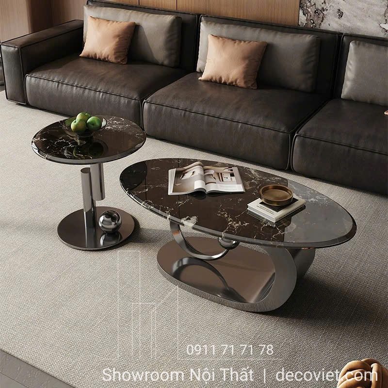 Bàn Sofa Mặt Đá Hiện Đại 396S