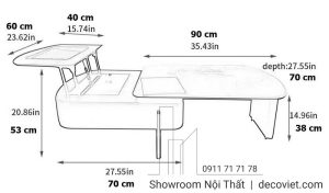 Bàn Sofa Thông Minh Nhập Khẩu 433S