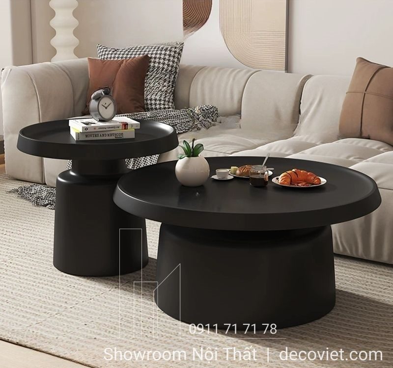 Bàn Sofa Tròn Đôi 386S