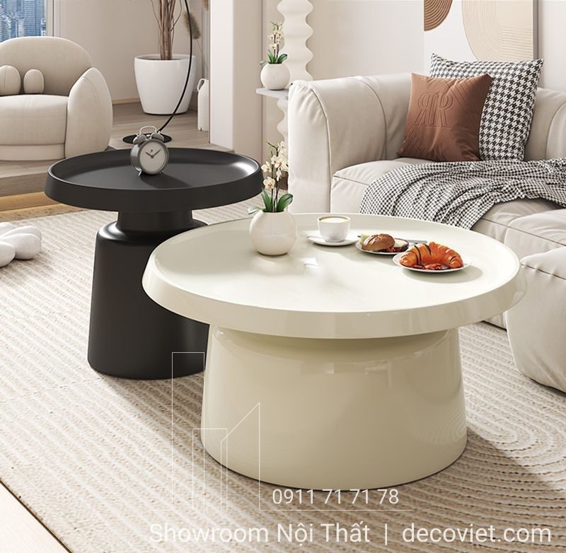 Bàn Sofa Tròn Đôi 386S