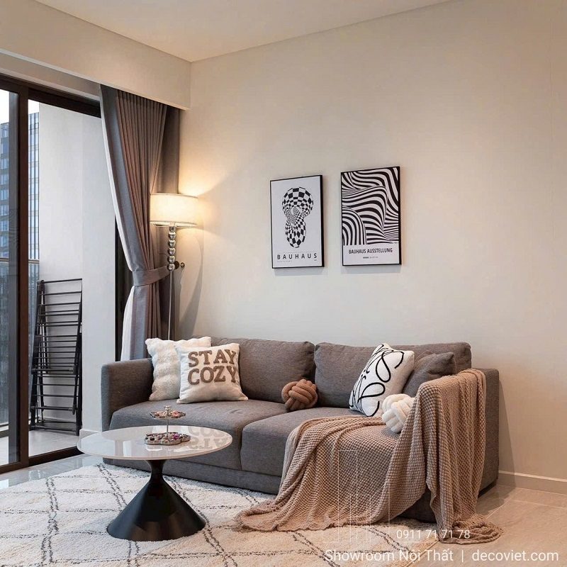 Bàn Sofa Tròn Giá Rẻ 487S