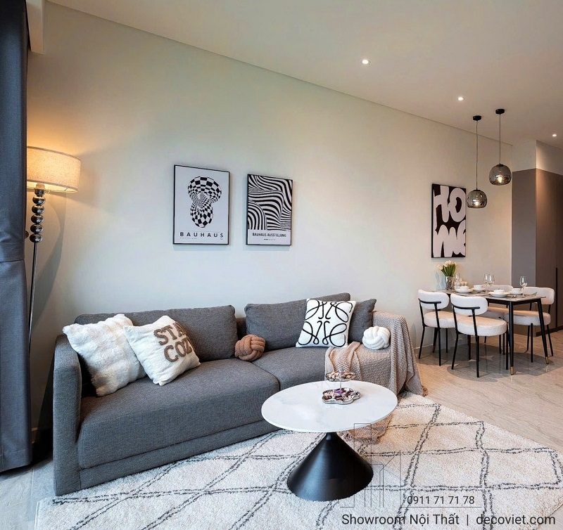Bàn Sofa Tròn Giá Rẻ 487S