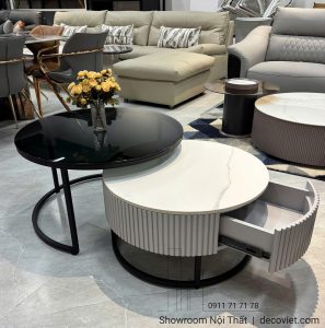 Bàn Trà Đôi Tròn Giá Rẻ 452S