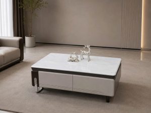 Bàn Trà Gỗ Mặt Đá 492S