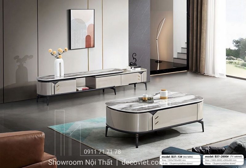 Bàn Trà Kệ TiVi Nhập Khẩu Cao Cấp 86T
