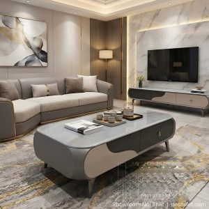 Bàn Trà Mặt Đá Hiện Đại 470S