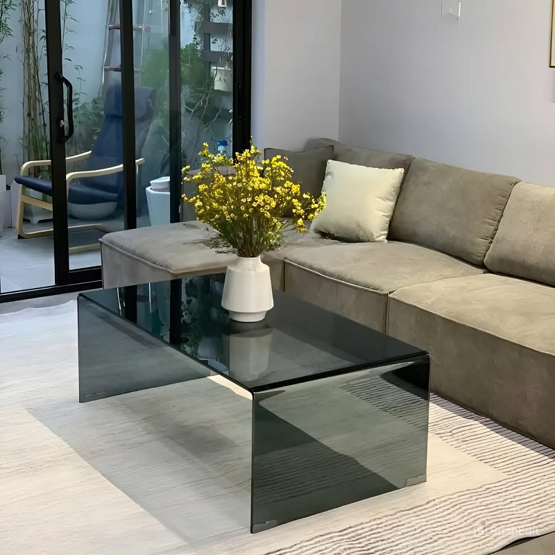 Bàn Trà Mặt Kính Hiện Đại 375S