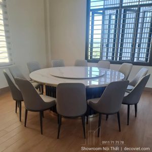 Bàn Tròn 2m 12 Ghế Cao Cấp 2905S