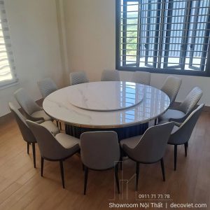 Bàn Tròn 2m 12 Ghế Cao Cấp 2905S